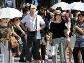 За неделю от жары в Японии пострадали более 820 человек