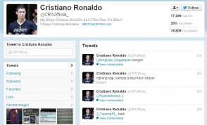 Число подписчиков Криштиану Роналду в «Twitter» превысило 30 миллионов
