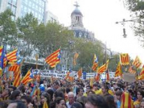 В Каталонии прошли массовые акции протеста