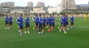 Сборная Армении провела первую тренировку перед матчами с Сербией и Францией