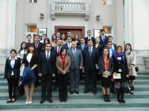 ԼՂՀ ԱԺ նախագահը հանդիպել է ՀՀ ԱԳՆ դիվանագիտական դպրոցի ուսանողների հետ