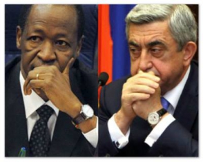 Письмо президента Буркина-Фасо Блэза Компаоре Сержу Саргсяну