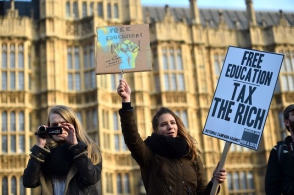 Լոնդոնում ուսանողների ցույցի ժամանակ անկարգություններ են սկսվել