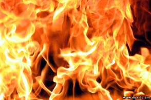 Գյումրիում վագոն-տնակ է այրվել