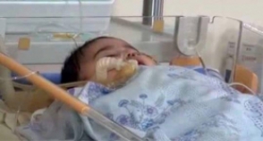 Գյումրիում սպանդից փրկված երեխայի առողջական վիճակը շարունակում է մնալ ծանր