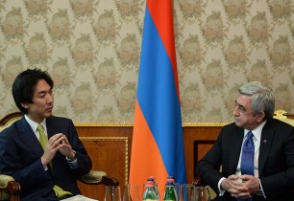 Սերժ Սարգսյանը շնորհակալություն է հայտնել Ճապոնիայի կառավարությանն ու ժողովրդին