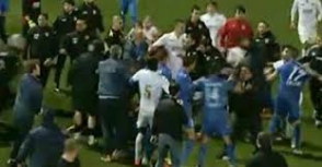 Матч «Левски»-«Улисс» был прерван из-за стычки между футболистами (видео)