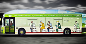 Британский автобус на фекалиях отправится в первый рейс (видео)