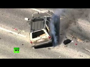 В США полицейская погоня закончилась аварией