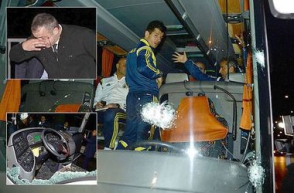Թուրքիայում ֆուտբոլի առաջնությունը դադարեցվել է մարզիկների ավտոբուսը գրոհելու պատճառով