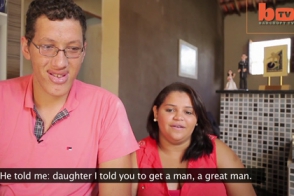 Ամենաբարձրահասակ բրազիլացին ամուսնացել է 150 սմ հասակ ունեցող կնոջ հետ (լուսանկար, տեսանյութ)