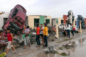 Պտտահողմը 6 վայրկյանում ավերել է մեքսիկական քաղաքը (լուսանկարներ, տեսանյութ)