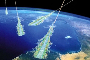 В небе нашли естественный адронный коллайдер