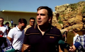 Саакашвили отобрал пляж Одессы у «захватчика-миллиардера» (видео)
