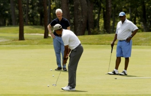 Օբաման Բիլ Քլինթոնի հետ գոլֆ է խաղացել