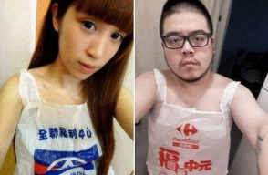 Թայվանում նորաձև են դառնում տոպրակից հագուստները (լուսանկարներ)