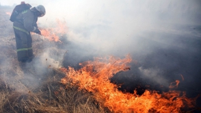 «Խեչի ձոր» կոչվող հանդամասում այրվել է 2000 հա խոտածածկ տարածք
