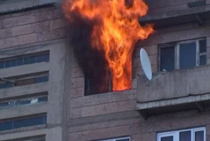 Բագրատունյաց պողոտայում այրվել է հյուրասենյակը` գույքով