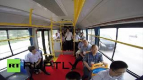 Չինաստանում առանց վարորդի ավտոբուս է գործարկվել