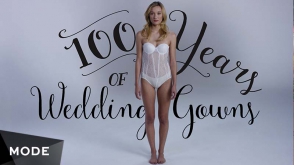 100 лет эволюции свадебного платья за три минуты