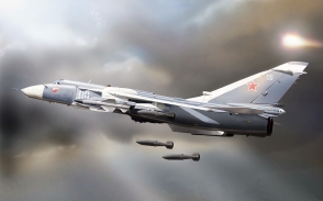 Су-24 в Сирии: прилетают тихо, бьют точно (видео)