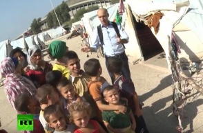 ԻՊ զինյալներից փախած սիրիացիների ճամբարը (տեսանյութ)