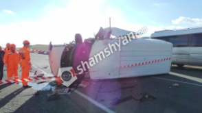 Խոշոր ավտովթար Արագածոտնի մարզում. բախվել են «Камаз»-ն ու «Ford Transit»-ը