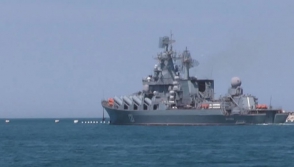 За российским крейсером «Москва» у берегов Сирии следят турецкие подлодки