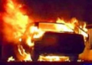 Այրվել է մեքենայի շարժիչի հատվածը