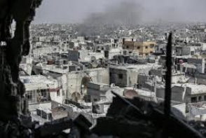 Сирийский Хомс с высоты птичьего полета (видео)