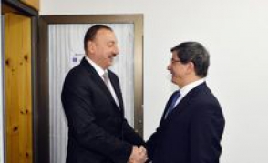Вопрос Карабаха обсуждался в ходе встречи Алиева и Давутоглу