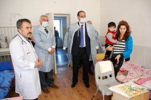 Արարատի մարզի հիվանդանոցներում բուժում է ստանում սուր շնչառական վարակներով 129 հիվանդ