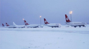 В Стамбуле отменены 116 рейсов из-за неблагоприятных погодных условий