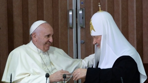 Патриарх Московский и всея Руси Кирилл и Папа Римский Франциск встретились на Кубе (видео)