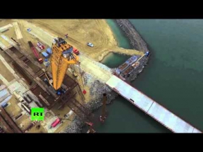 Կերչի կամրջի շինարարությունը