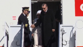Прибывшего в США Эрдогана встретили офицеры (видео)