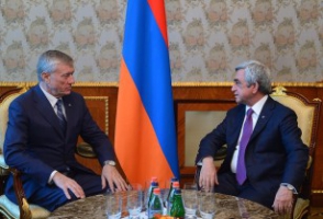 Սերժ Սարգսյանն ընդունել է ՀԱՊԿ գլխավոր քարտուղարին