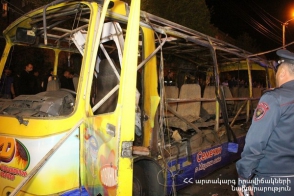 Взрыв автобуса на улице Алабяна: МЧС опубликовало новые данные (фото)