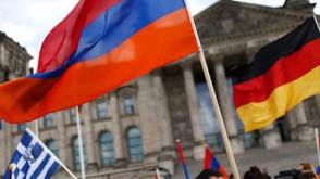 Репортаж российского Первого канала о признании Бундестагом Геноцида армян