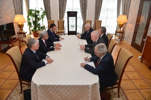 Серж Саргсян провел встречу с сопредседателями Минской группы ОБСЕ