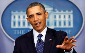 Обама рассмешил журналистов во время речи об атаке в Германии (видео)