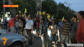 Գյումրիում բերման են ենթարկվել բողոքի ակցիա անցկացնող ակտիվիստները