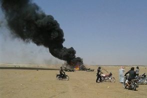 Сирийские боевики сбили российский вертолет Ми-8 (видео)