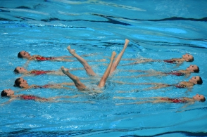 Египетские синхронистки замёрзли в олимпийском бассейне