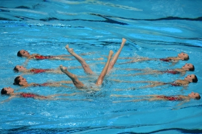 Египетские синхронистки замёрзли в олимпийском бассейне