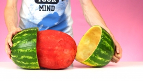 Ձմերուկը կտրելու 9 յուրօրինակ միջոց