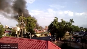 На территории посольства Китая в Бишкеке произошел взрыв (видео)
