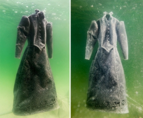 Նկարչուհին 2 ամիս շարունակ զգեստն իջեցրել է Մեռյալ ծովը (ֆոտոշարք)