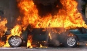 «Mercedes C class» մակնիշի ավտոմեքենա է ամբողջությամ այրվել