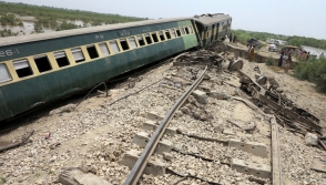 Պակիստանում գնացքների բախման հետևանքով 6 մարդ է զոհվել